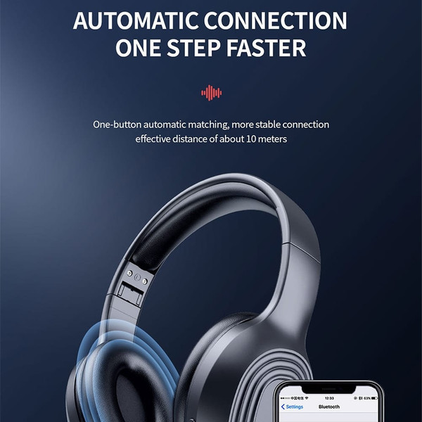A28 Wireless Headset With Noise Canceling Microphone Stereo HiFi Folding Headphones For Game Office K484-PEL_0QPUN9EW