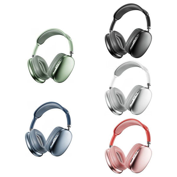 P9promax Bluetooth Headphones Over Ear Wireless Headphones With Microphone Lightweight Headset black K484-PEL_0QOJXUUX