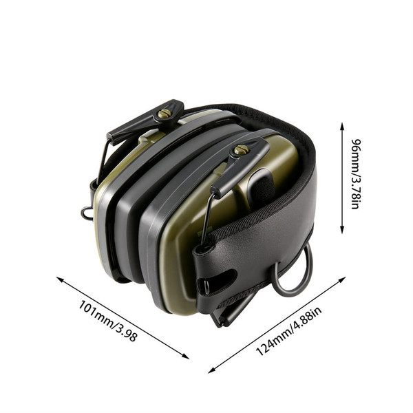 Electronic Ear Protection Safety Earmuffs NRR 22dB Noise Reduction Headphones Lightweight Hearing P K484-PEL_0S32OZ51