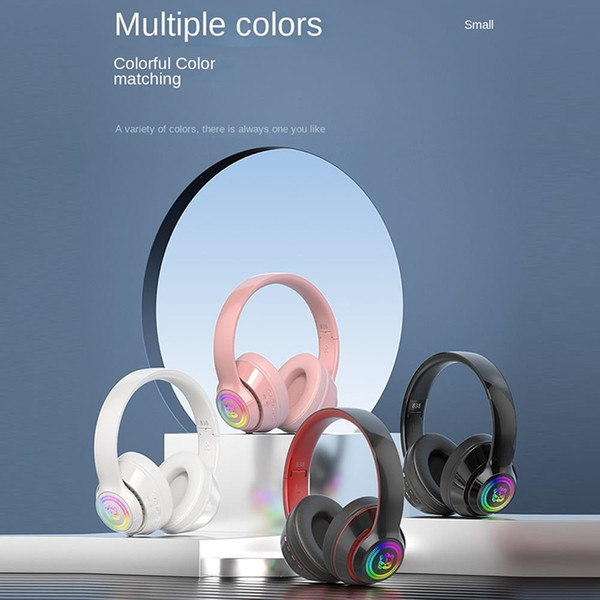 Head-mounted Bluetooth Headphones Hd Noise Reduction Subwoofer Wireless Luminous Gaming Headset pia K484-FQZCO_N2UH7CW0