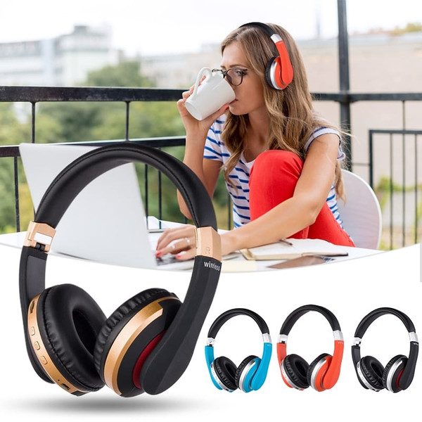 Wireless Headphones Bluetooth Headset Foldable Stereo Gaming Earphones with Microphone Support TF C K484-PEL_07HBCV5E