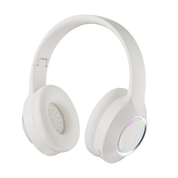 Wireless Headphones Over Ear Stereo Sound Lighting Earphones Foldable Gaming Headset For Laptop PC  K484-PEL_0R3R3IRM
