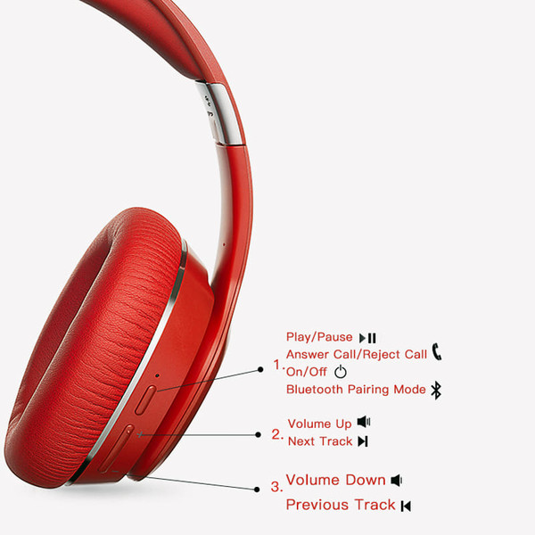 Original EDIFIER W820BT Bluetooth Headphones CSR Technology Foldable Wireless Earphone Dual Batteri K484-PEL_0D6U4SPL