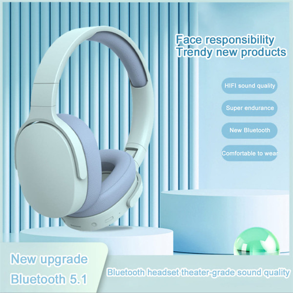P2961 Bluetooth Headset In-Ear Stereo Hifi Subwoofer Gaming Headphones TF/AUX Music Player With Mic K484-PEL_0POZP0DI