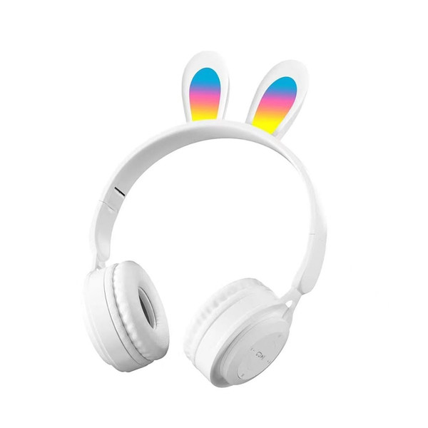 Y08r Wireless Bluetooth Headphones Cute Rabbit Ears Design Touch Control Music Headset Girls Gifts  K484-FQZCO_7AJIIUTF