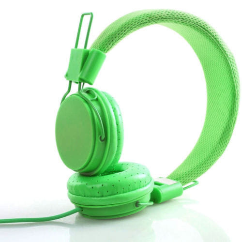 Kids Wired Ear Headphones Stylish Headband Earphones for iPad Tablet  purple K484-PEL_021S0KJG