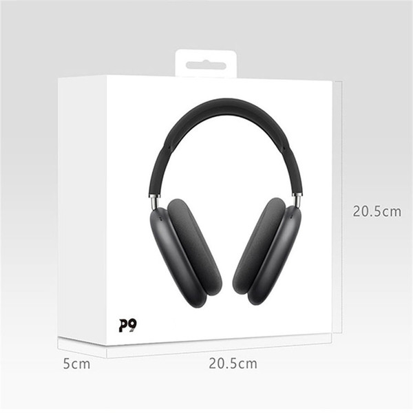 P9 Wireless Headset On-Ear Stereo Earphones Noise Cancelling Ear Buds With Mic For Cell Phone Compu K484-PEL_0QBU56TK