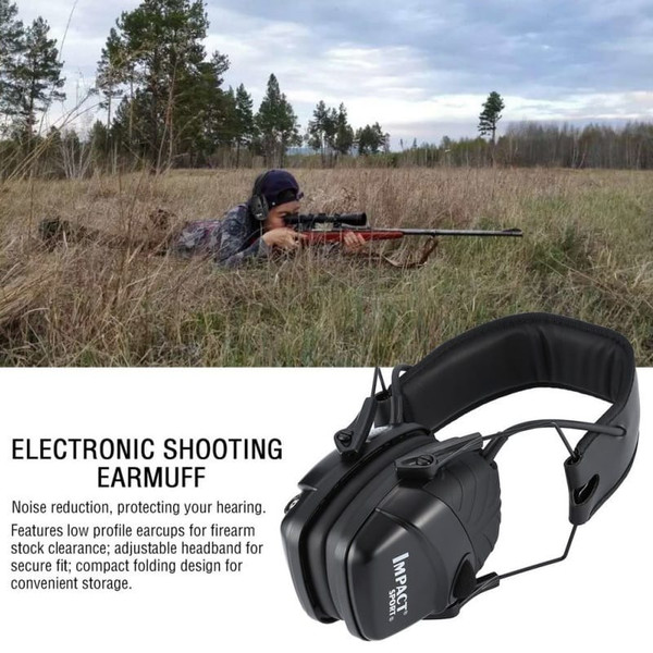 Earmuff Outdoor Noise Reduction Electronic Headphones Without Battery green K484-PEL_0GYTVH72