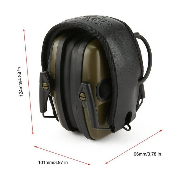 Earmuff Outdoor Noise Reduction Electronic Headphones Without Battery green K484-PEL_0GYTVH72