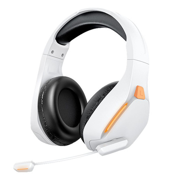 Wireless Headsets Over-Ear Stereo Earphones Longer Playtime Headphones with Flexional Microphone Bl K484-PEL_0R22E8PR
