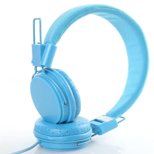 Kids Wired Ear Headphones Stylish Headband Earphones (No package) K484-PEL_021S4F0P
