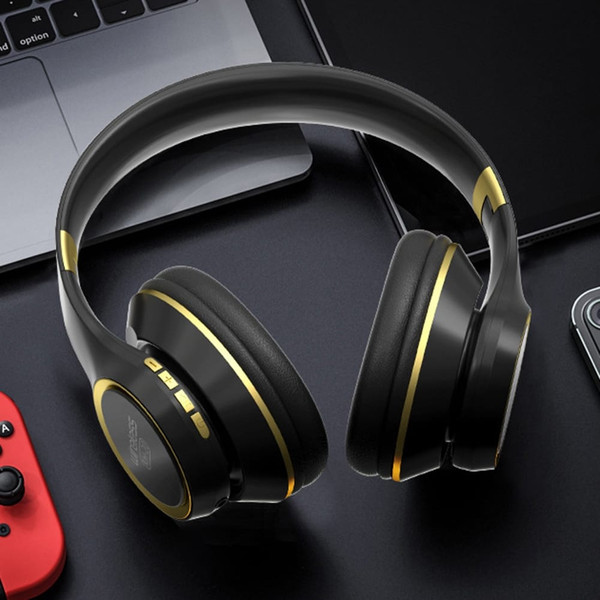KH20 Bluetooth Headphones Over Ear Wireless Headphones With Microphone Lightweight Headset For Lapt K484-PEL_0QOKKAH2
