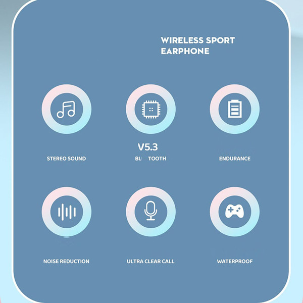 Wireless Headset Stereo Sound Headphones Wireless Calls Gaming Noise Reduction For Computer Game Of K484-PEL_0R11U3HI