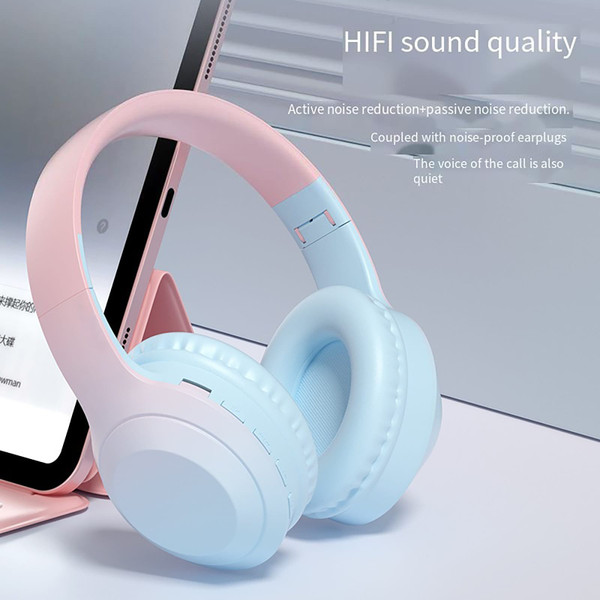 Wireless Headset Stereo Sound Headphones Wireless Calls Gaming Noise Reduction For Computer Game Of K484-PEL_0R11U3HI