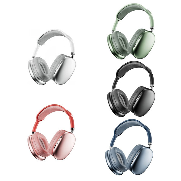 P9promax Bluetooth Headphones Over Ear Wireless Headphones With Microphone Lightweight Headset red K484-PEL_0QOJD15A
