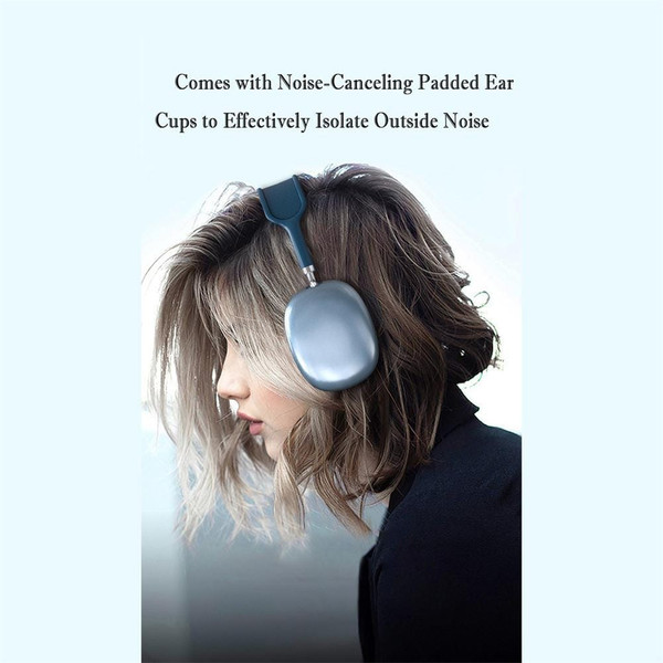 P9 Wireless Headset On-Ear Stereo Earphones Noise Cancelling Ear Buds With Mic For Cell Phone Compu K484-PEL_0QBU10DL