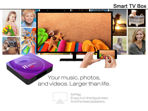 Allwinner H10 TV Box Hd Smart Network Player for Android 9.0 British plug K484-PEL_0HFOG5X3