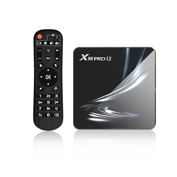 X88 Pro 12 Set Top Box Rk3318 Android 12.0 HD Dual Band Wifi6 Bluetooth-compatible Tv Box US Plug 4 K484-PEL_0PAHMSU2