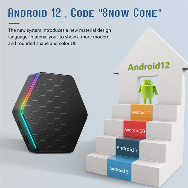 T95z Plus Android 12 TV Box H618 6k 2.4g 5g Wifi6 Bluetooth 5.0 H.265 Global Media Player Receiver  K484-PEL_0NDAKE1I