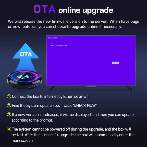 K98 Plus Home Smart Media Player Ultra HD Dual Wifi 8k Smart Tv Box for Android 13.0 Top Box US Plu K484-PEL_0QW8SYFZ