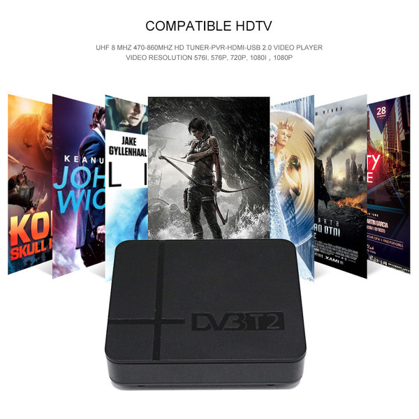 DVB-T2 K2 HD Digital TV Terrestrial Receiver Support Youtube FTA H.264 MPEG-2/4 PVR TV Tuner FULL H K484-PEL_082I7Z5N
