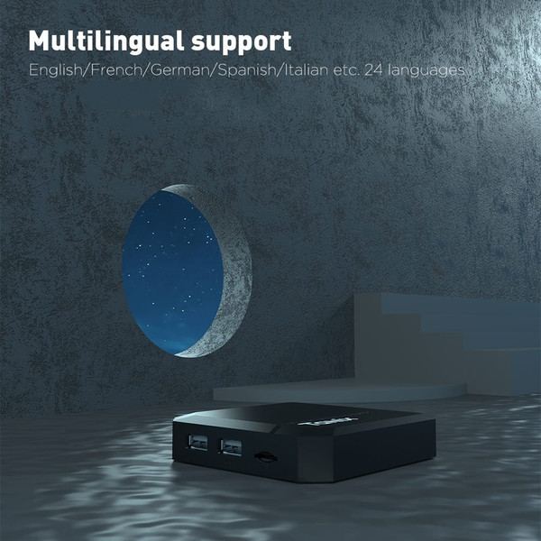 Tx2 TV Box Android 12.0 2GB RAM 16GB ROM Allwinner H618 64 Bit Quad-Core 2.4G Wifi 4K HD Smart Set  K484-PEL_0QSTDSEH