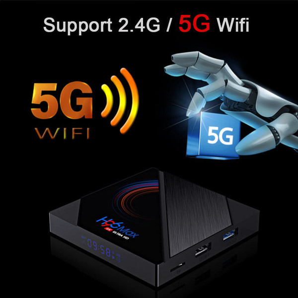 H96 Max H616 Top  Box Dual-band Wifi Android  10.0 TV  Box 4+32g 4+32G_Australian plug K484-PEL_0HRVY11J