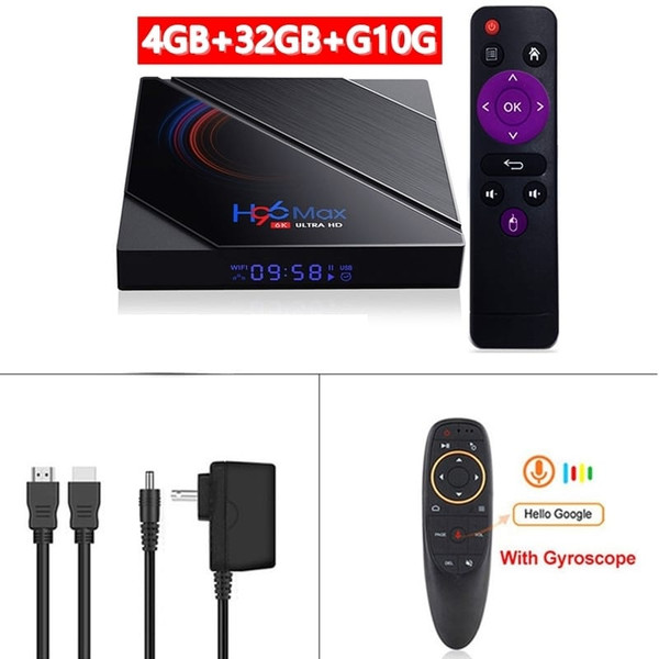 H96 Max H616 Top  Box Dual-band Wifi Android  10.0 TV  Box 4+32g 4+32G_Australian plug K484-PEL_0HRVY11J