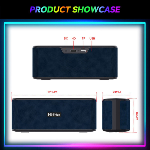 H96 Max M7 TV Box Home Media Player Ultra HD 8K Smart TV Box with Remote Digital Player Smart TV Bo K484-PEL_0RTICIWU