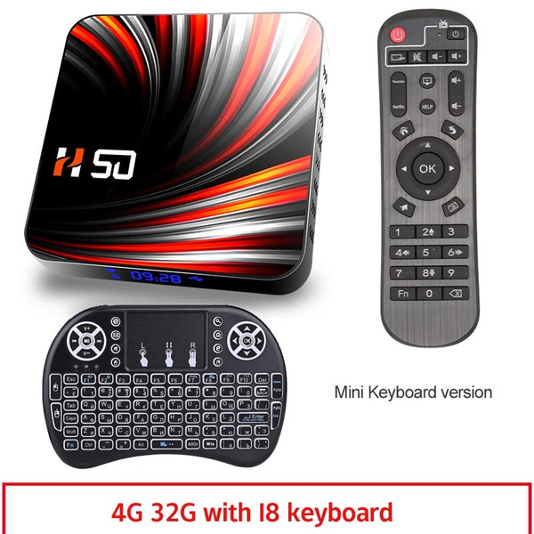 For Android Tv  Box Android 10.0 4k 4gb 32gb 64gb Media Player 3d Video Smart Tv Box 4+32G_British  K484-PEL_0HR73TAD