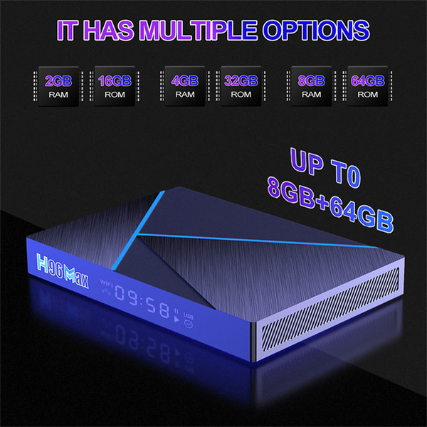 H96max V56 Smart Set-top Box Gigabit android Quad Core 12 8k Bluetooth Media Player H96 V58 Tv Box  K484-PEL_0OUWKDIU