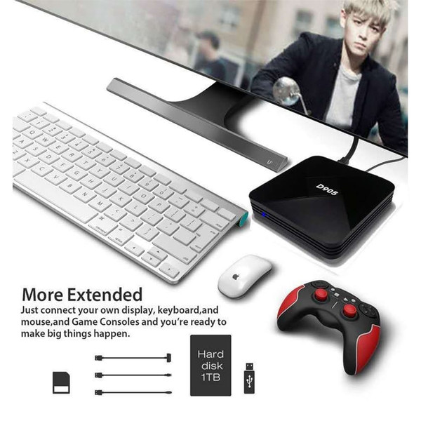 D905 Smart Set-top Box 4k Game Box Amlgic S905 Network Media Player Wireless Wifi Compatible For An K484-PEL_0LX9JH2P
