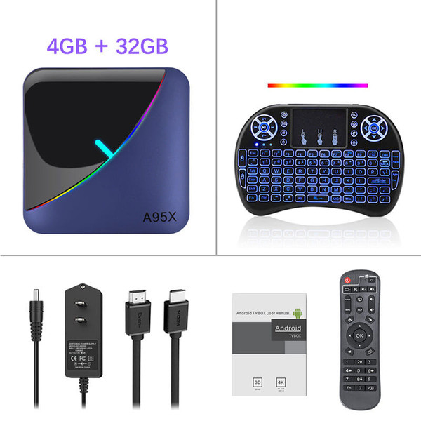 A95X F3 TV Box Android 9.0 Network 4GB 32GB  64GB Amlogic S905x3 8K 60FPS Blue + black_4GB + 32GB K484-PEL_0FV6TWB5