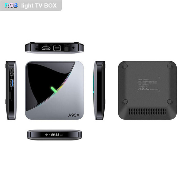 A95X F3 Air 8K RGB Light TV Box Android 9.0 Amlogic S905X3 4GB 64GB Wifi 4K Netflix Smart TV BOX An K484-PEL_0FV4SD5Q