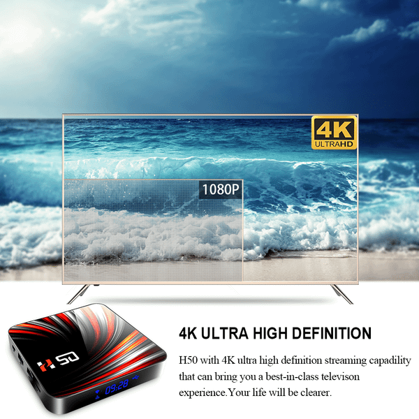For Android Tv  Box Android 10.0 4k 4gb 32gb 64gb Media Player 3d Video Smart Tv Box 4+32G_US plug+ K484-PEL_0HR7XY9D