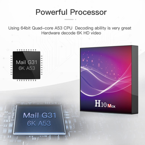 H10 Max H616 Tv Box  Smart Hd Network Player for Android 10.0 European plug K484-PEL_0HFM6CC0
