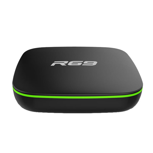 R69 Android 7.1 Smart TV Box 1GB+8GB Quad Core WIFI H.265 4K Video Media Player UK plug K484-PEL_087WBRC0
