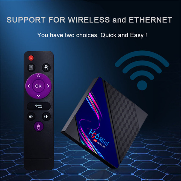 H96 Mini V8 Rk3228a 4k Smart Tv Box with Infrared Remote Control Support 1080p Wifi Quad Core AU Pl K484-PEL_0Q13Z8WX