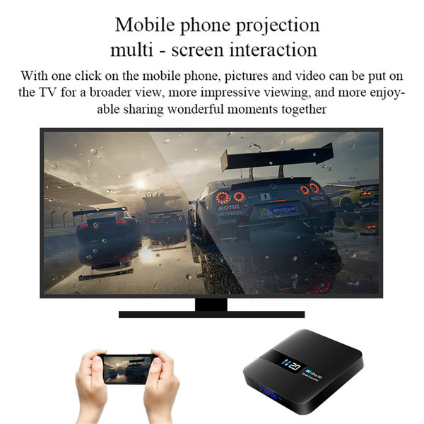 H20 4k Media Player Surround Sound Digital Player 1GB RAM 8GB ROM for Android 10.0 TV Box US Plug K484-PEL_0QCF6EB5