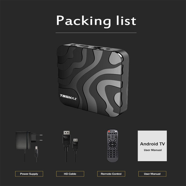 T95max Android 12 Smart Tv Box H618 2.4g 5g Wifi Bluetooth-compatible Network Set Top Box black US  K484-PEL_0OUTG4U7