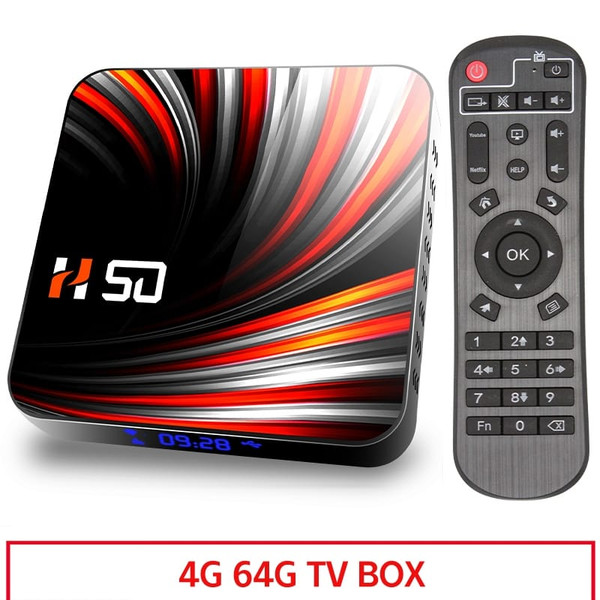 For Android Tv  Box Android 10.0 4k 4gb 32gb 64gb Media Player 3d Video Smart Tv Box 4+64G_British  K484-PEL_0HR7XMAW