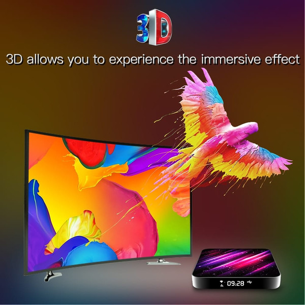Tp03 Tv  Box H616 Android 10 4+32g D Video 2.4g 5ghz Wifi Bluetooth Smart Tv Box 2+16G_UK plug K484-PEL_0HSXFA1J