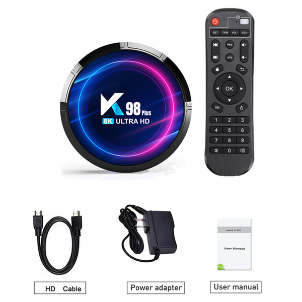 K98 Plus Home Smart Media Player Ultra HD Dual Wifi 8k Smart Tv Box for Android 13.0 Top Box US Plu K484-PEL_0QW8HSHH