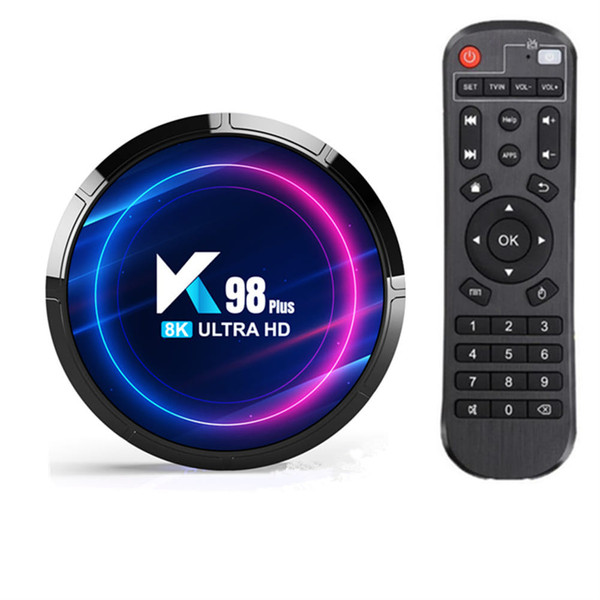 K98 Plus Home Smart Media Player Ultra HD Dual Wifi 8k Smart Tv Box for Android 13.0 Top Box US Plu K484-PEL_0QW8HSHH