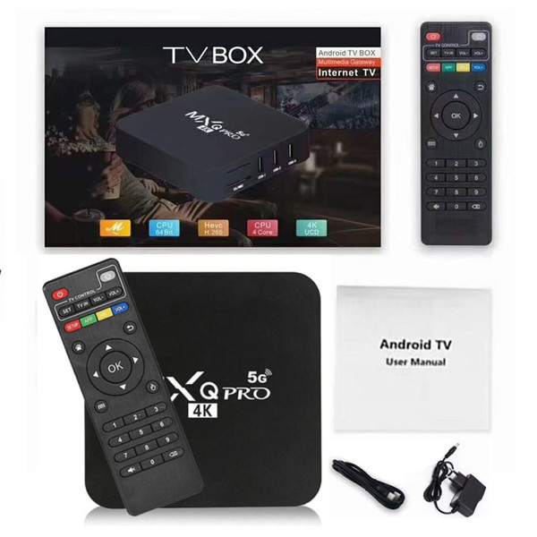 Mxq Pro Tv Box 4k 5g android 10 HD Player D9 Pro Internet Tv Box Mx 9 Set Top Box Black 4+32G US Pl K484-PEL_0OV3SI3J