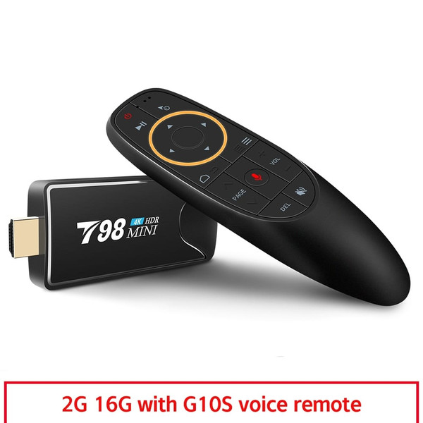 Mini Tv  Stick  Box Tv T98 Mini Tvbox Rk3318 Android10.0 Tv  Box Media Player Tv Receiver 2+16g 2+1 K484-PEL_0HS0A6RK