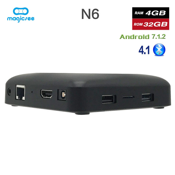 TV BOX N6 Max RK3399 Android 7.1 TV BOX 4G 32G Rom 2.4+5G Dual Wifi 1000M LAN BT 4.1 Smart Box 4K S K484-PEL_0FBFG6Q0