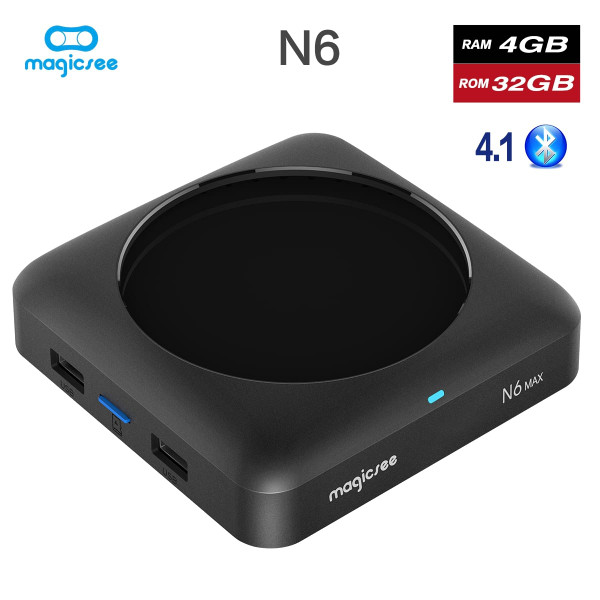 TV BOX N6 Max RK3399 Android 7.1 TV BOX 4G 32G Rom 2.4+5G Dual Wifi 1000M LAN BT 4.1 Smart Box 4K S K484-PEL_0FBFG6Q0