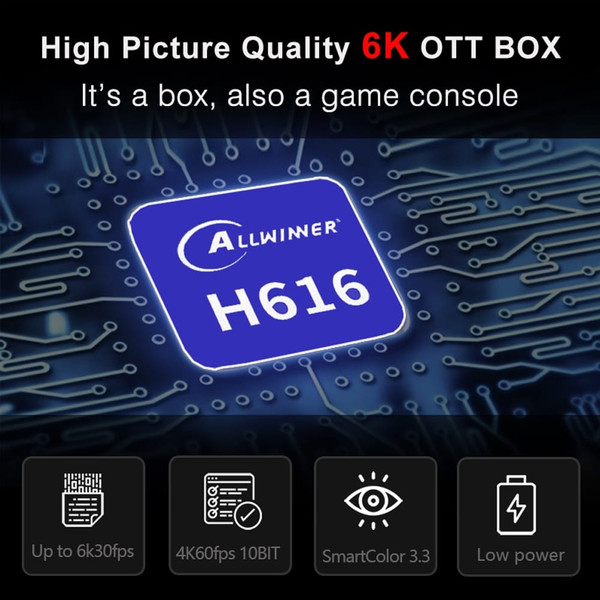 H96 Max H616 Top  Box Dual-band Wifi Android  10.0 TV  Box 4+32g 4+32G_European plug K484-PEL_0HRVAJWZ