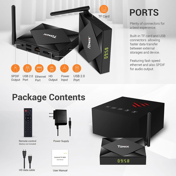 Tx6s Tv  Box H616 Quad-core Android 10.0 WiFi Allwinner Smart Tv  Box 4+32G_Au plug K484-PEL_0HSACAMV